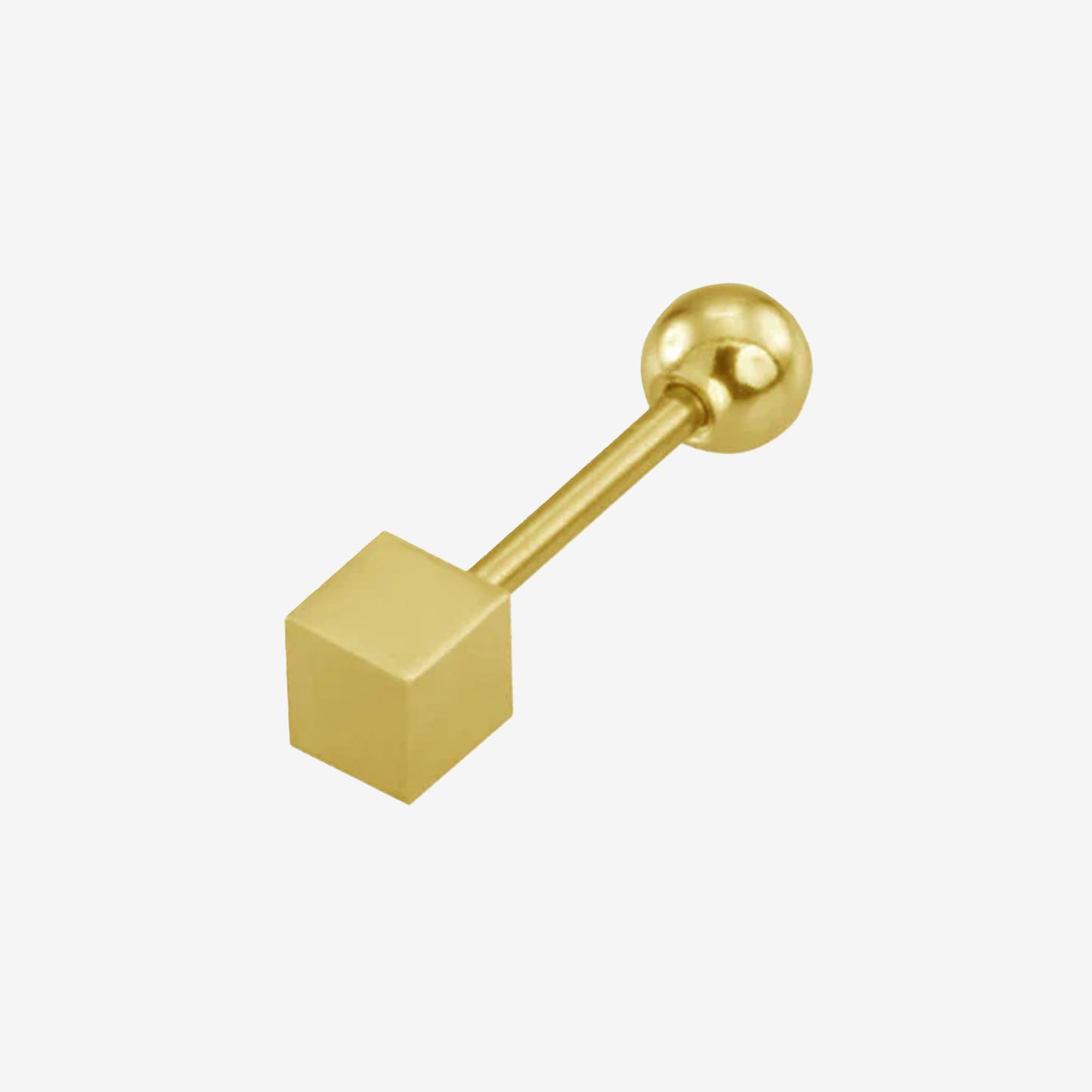 Piranha EarBarbell Cube Steel Zirconline - 2052-004-033