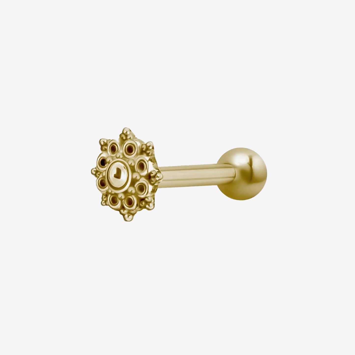 Wildcat Earbarbell Mandala Surgical Steel 316L Zirconline - 2052-108-001