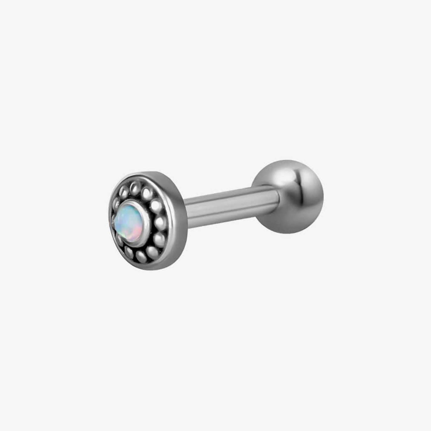 Wildcat Earbarbell Tribal Opal Surgical Steel 316L Basicline - 2052-110-001