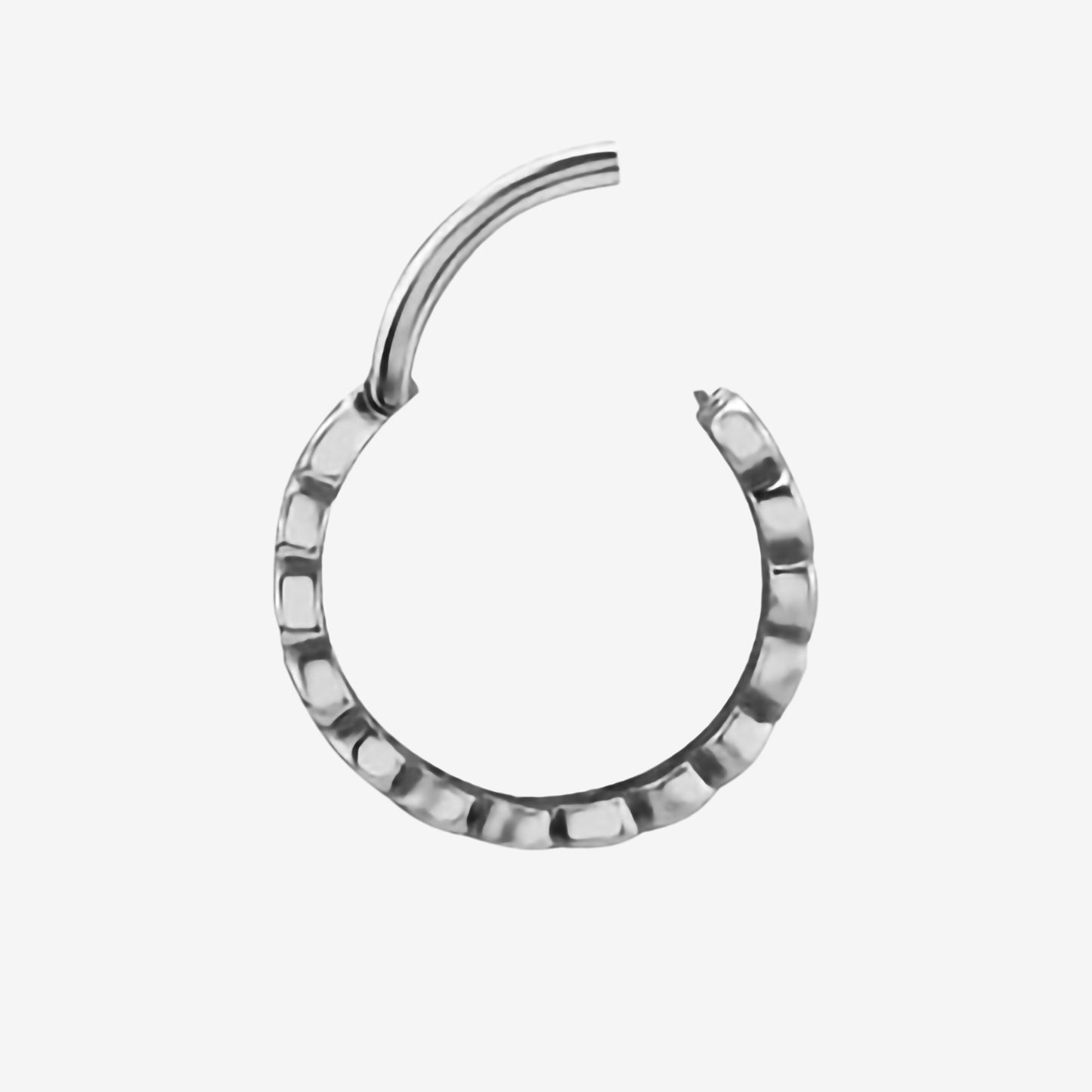 Piranha Argola Hinged Hearts Steel Basicline - 2053-002-019