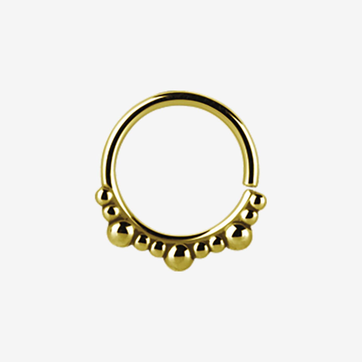 Piranha Segment Nose Annealed Micro Balls Surgical Steel 316L Zirconline - 2053-002-043