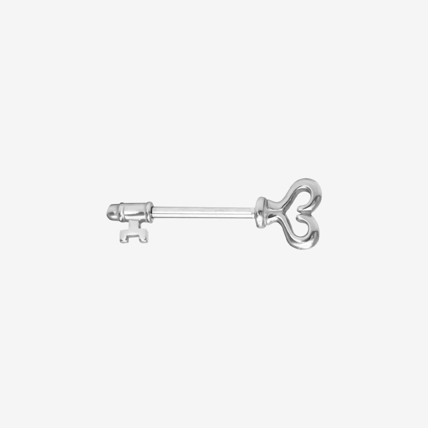 Piranha Nipple Barbell Heart Steel Basicline - 2058-015-010