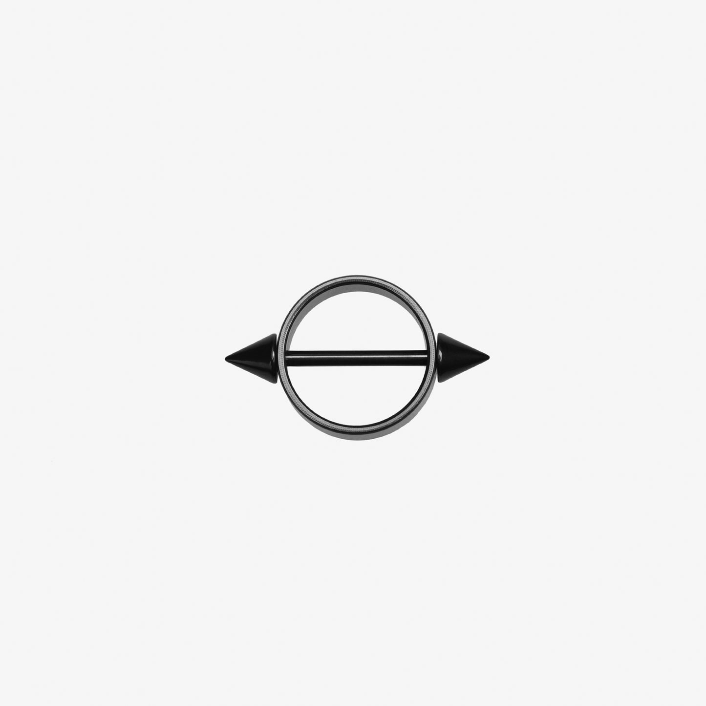 Piranha Nipple BRPCPB Black Surgical Steel 316L - 2058-025-001