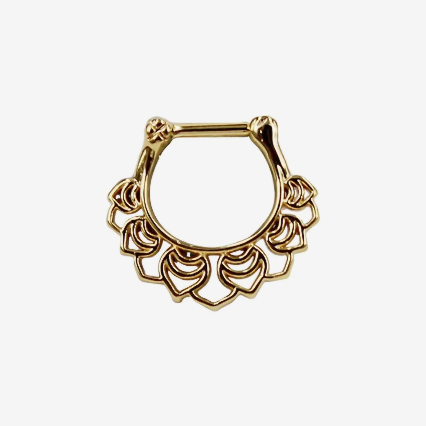 Wildcat Floral Septum Clicker Zirconline - 2059-WFSC-RO-ZIRCONLINE