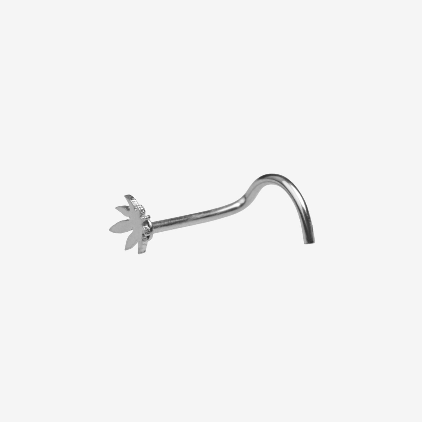 Piranha Nose Cannabis Surgical Steel 316L - 2061-036-001