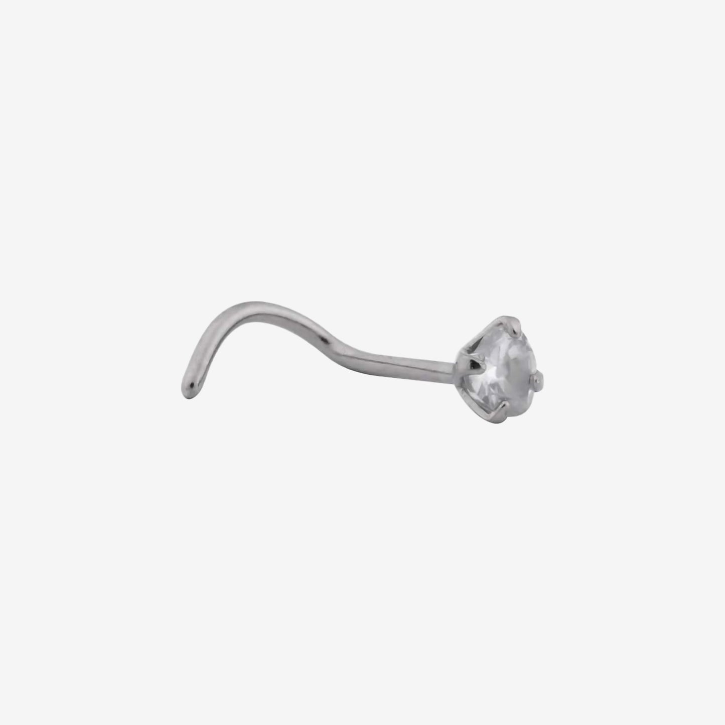 Wildcat Mini Nose Pedra White Surgical Steel 316L Basicline - 2061-080-001