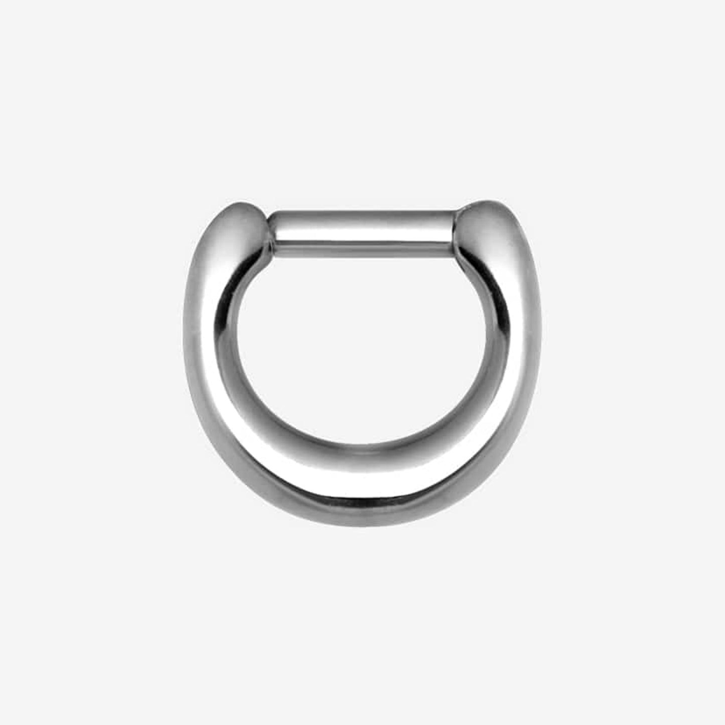 Piranha Septum Oval Clicker Surgical Steel 316L Basicline - 2062-001-155