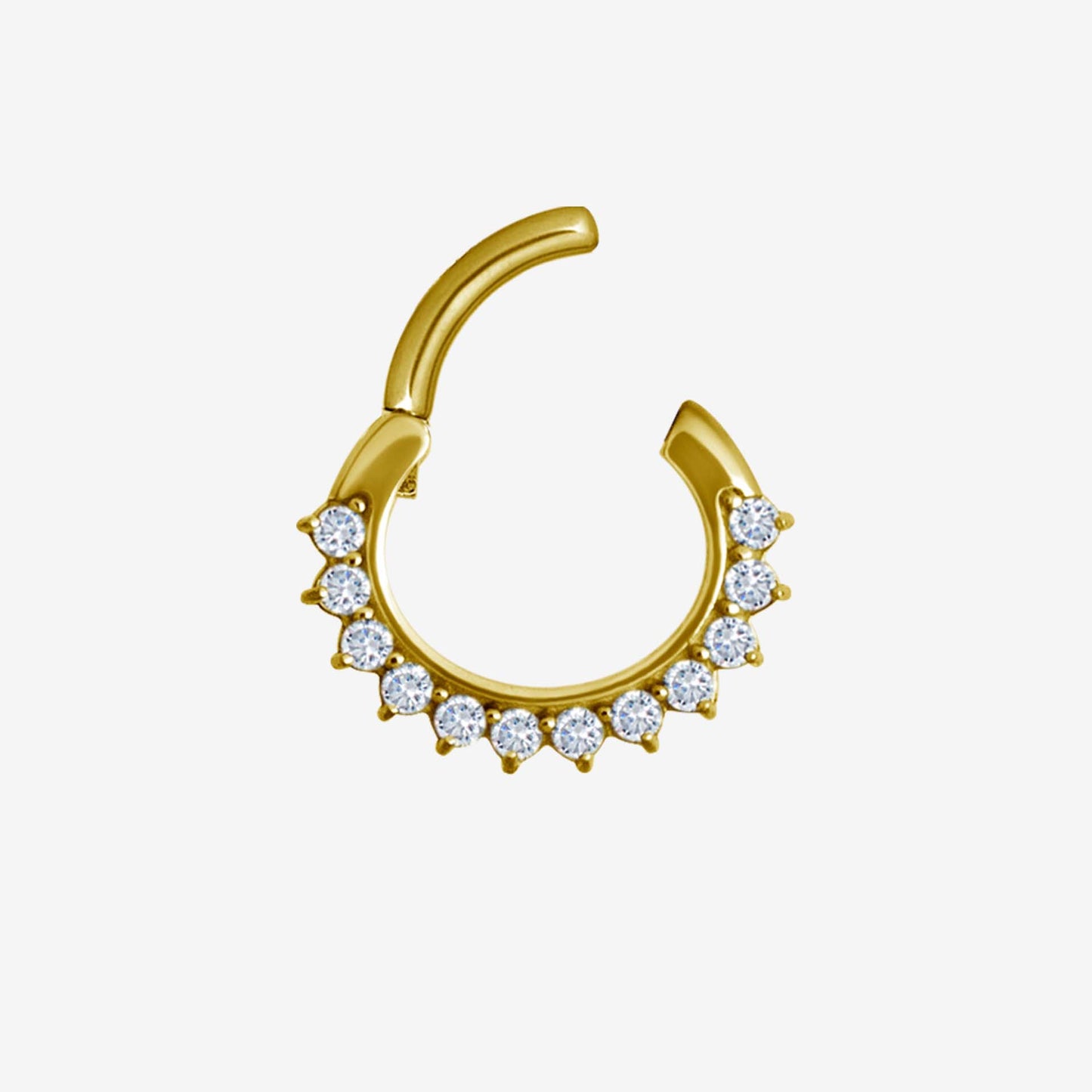 Piranha Septum Glamorous Large Steel Zirconline - 2062-001-174