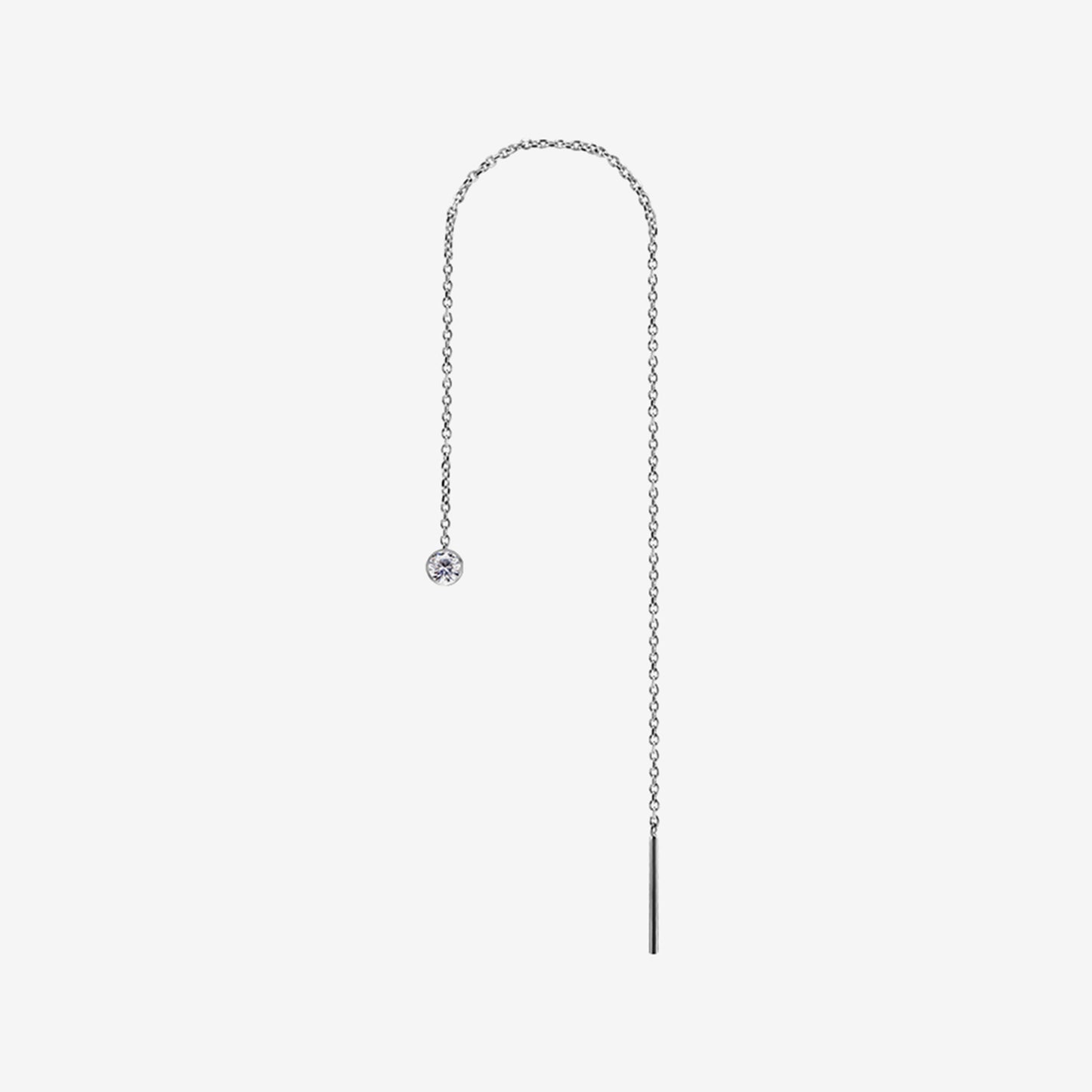 Piranha Chain Threader Round Stone Basicline - 2062-CTR-STR-BASICLINE