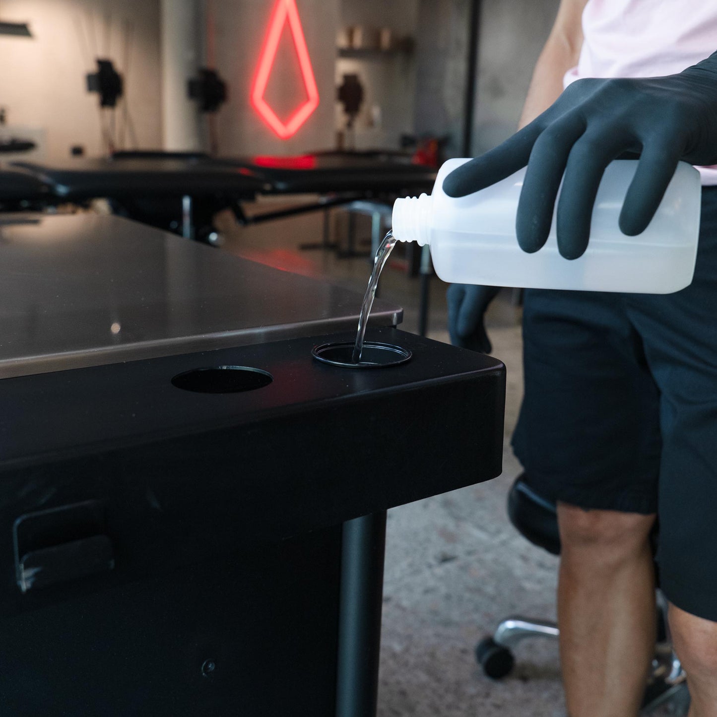 SAFE TAT Black Disposable Cups 50 Units