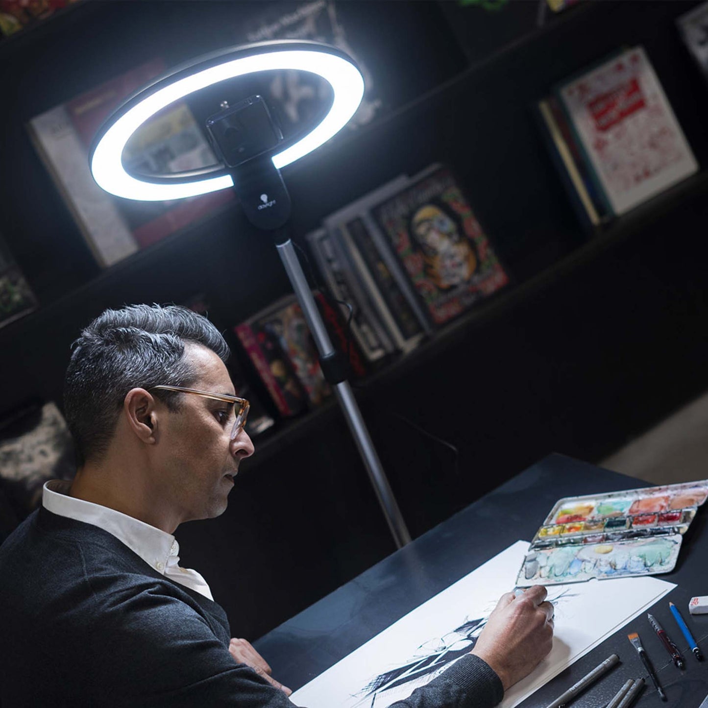 Daylight Aura Ring Lamp - 6250-008-002