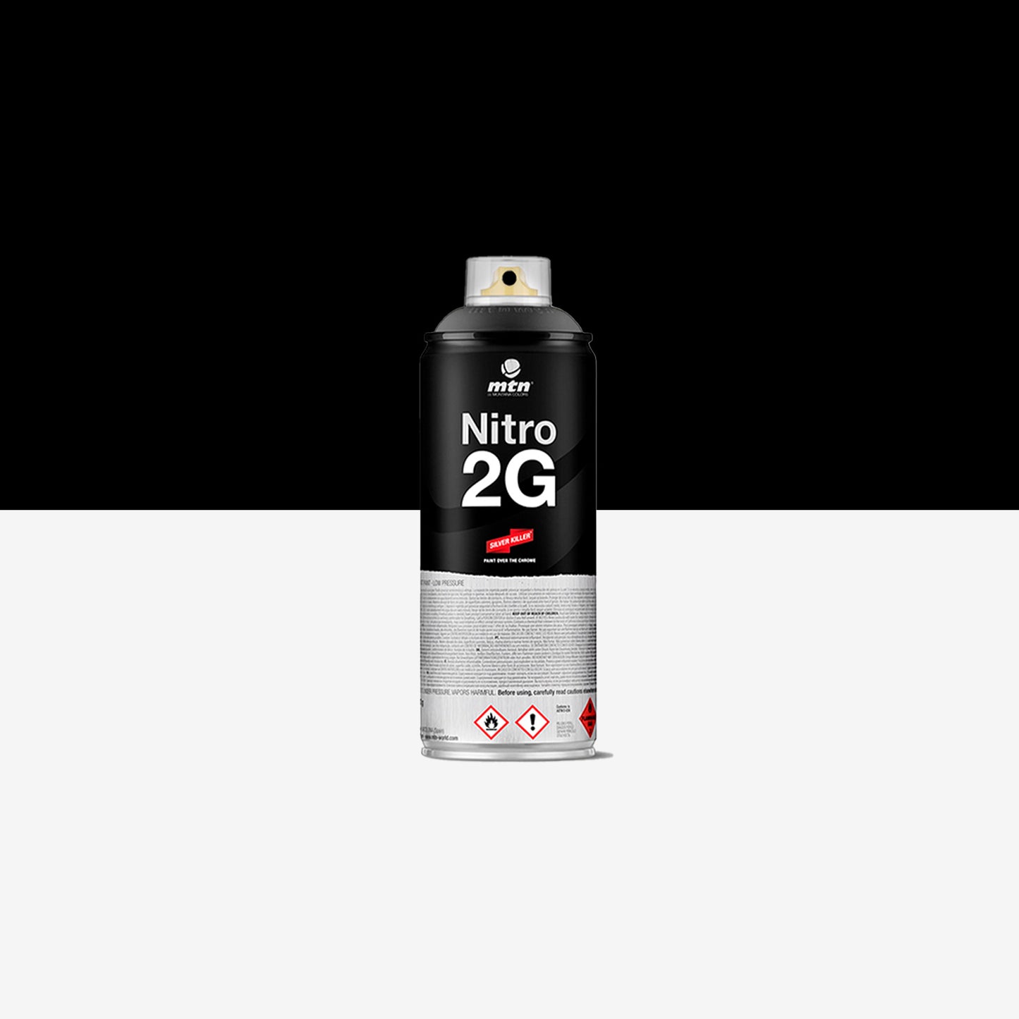 Montana Nitro 2G Black Mate 400 ml / 14 oz - 7053-001-001