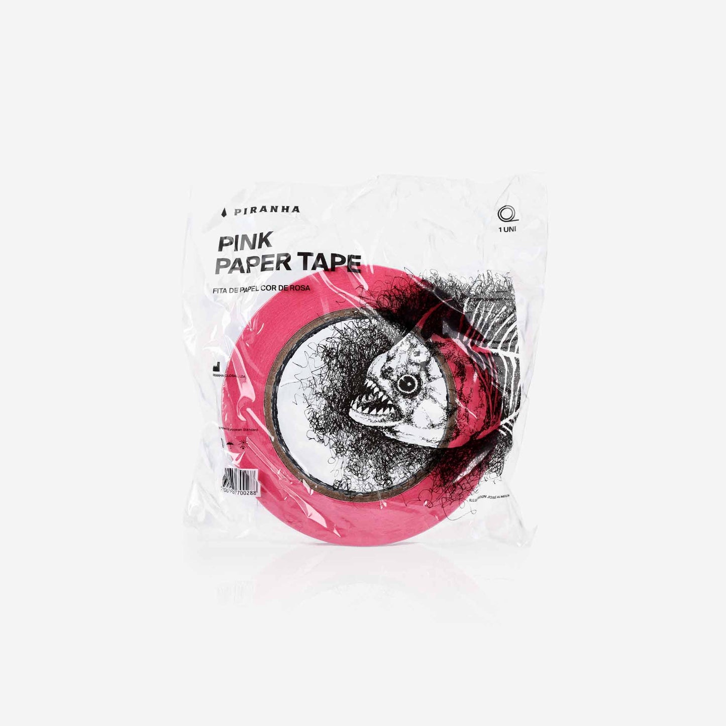 Piranha Tape Roll Pink