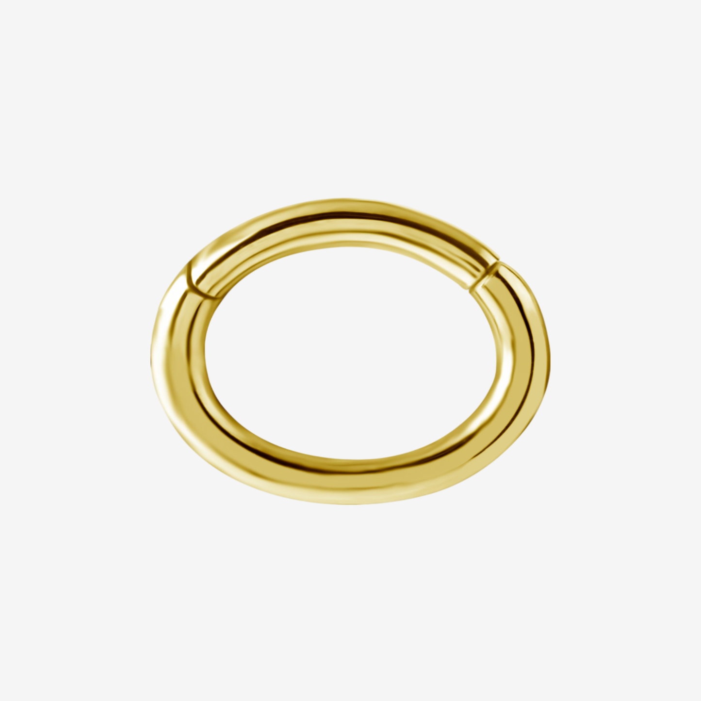 Piranha Argola Hinged Rook Oval Round Steel Zirconline