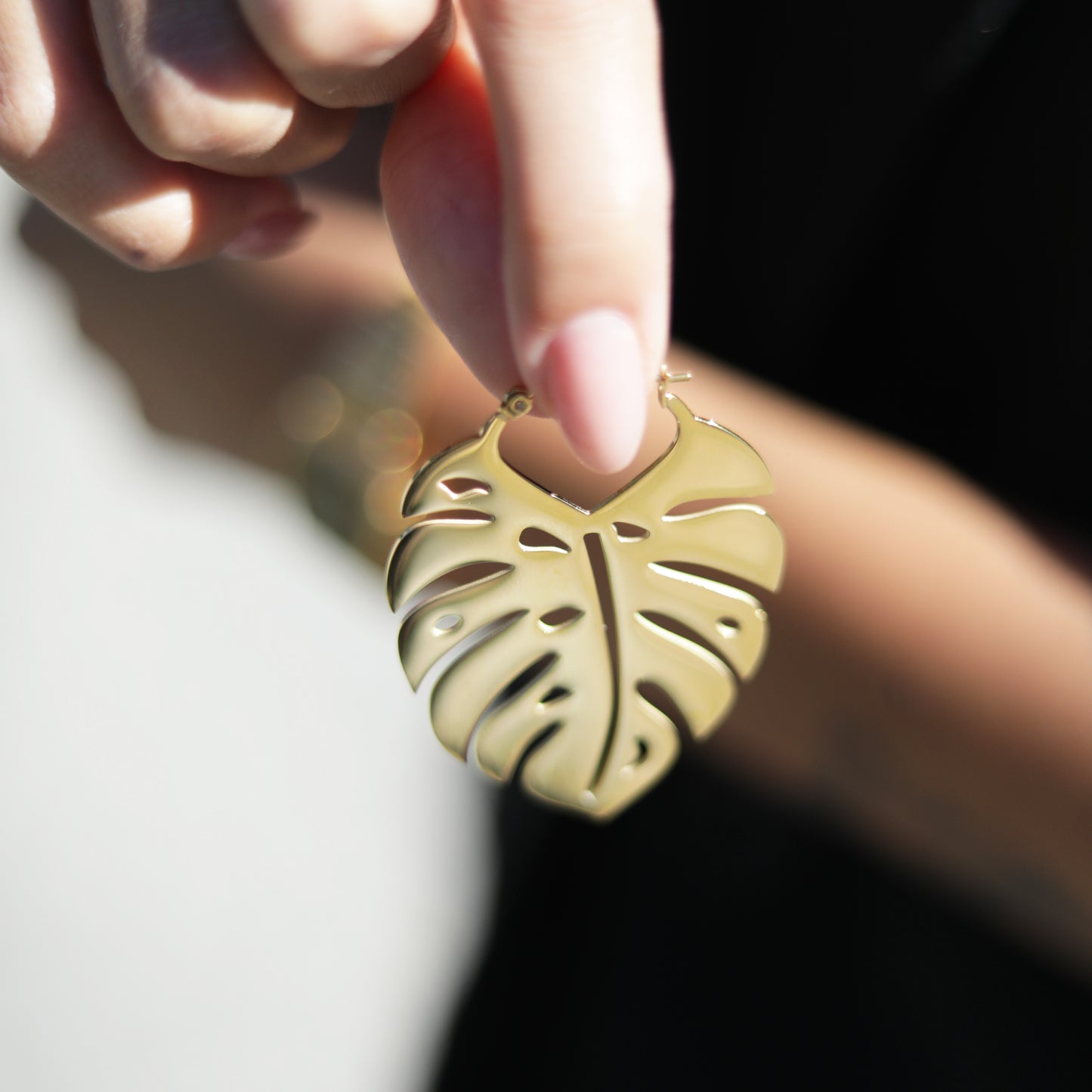 Wildcat Anneau Monstera Leaf Steel Zirconline