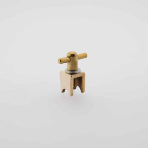 Micky Sharpz Collar and Wing Nut in Polished Bronze
