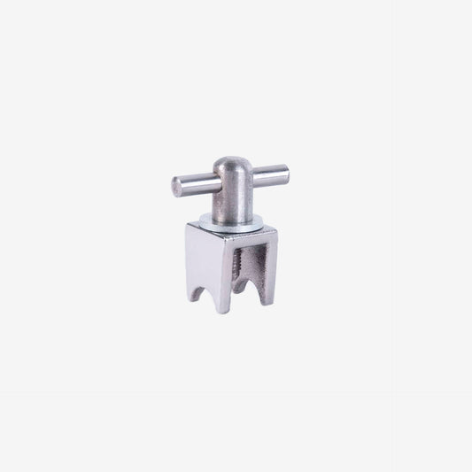 Micky Sharpz Collar e Wing Nut em Aço Polido