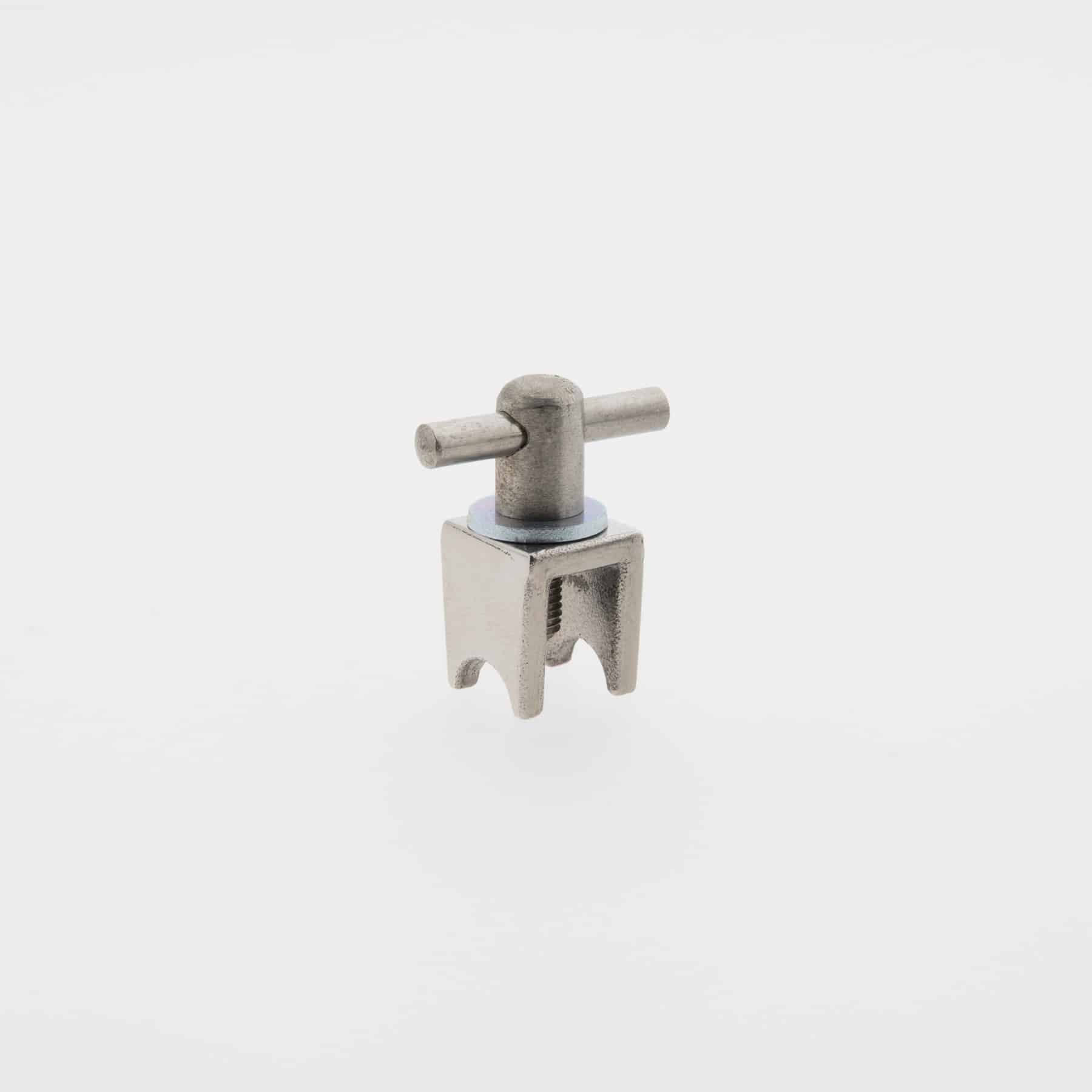 Micky Sharpz Collar e Wing Nut em Surgical Steel 316L - 1066-108-001