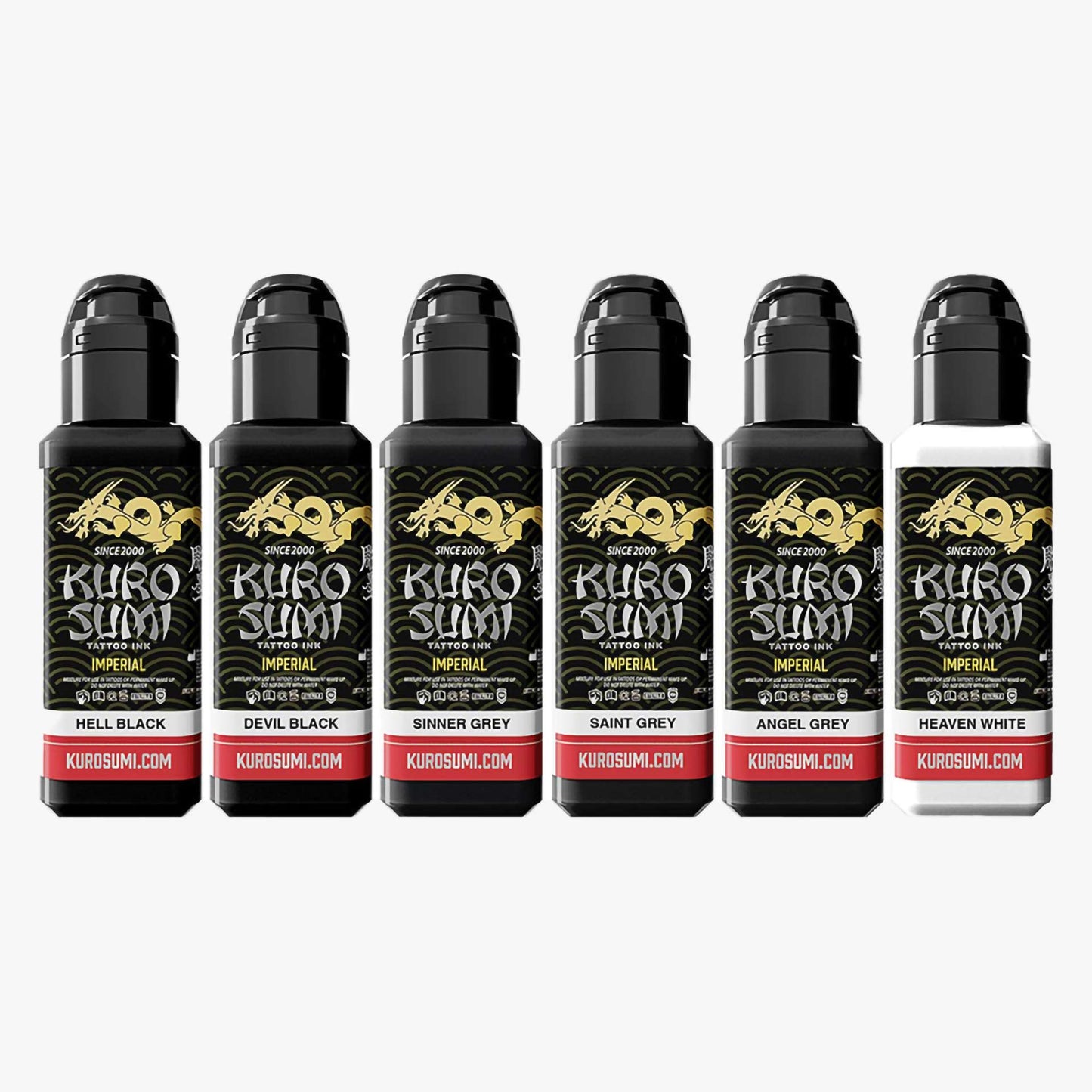 Kuro Sumi Imperial Zhang Po Greywash Shading Set - 1158-017-001