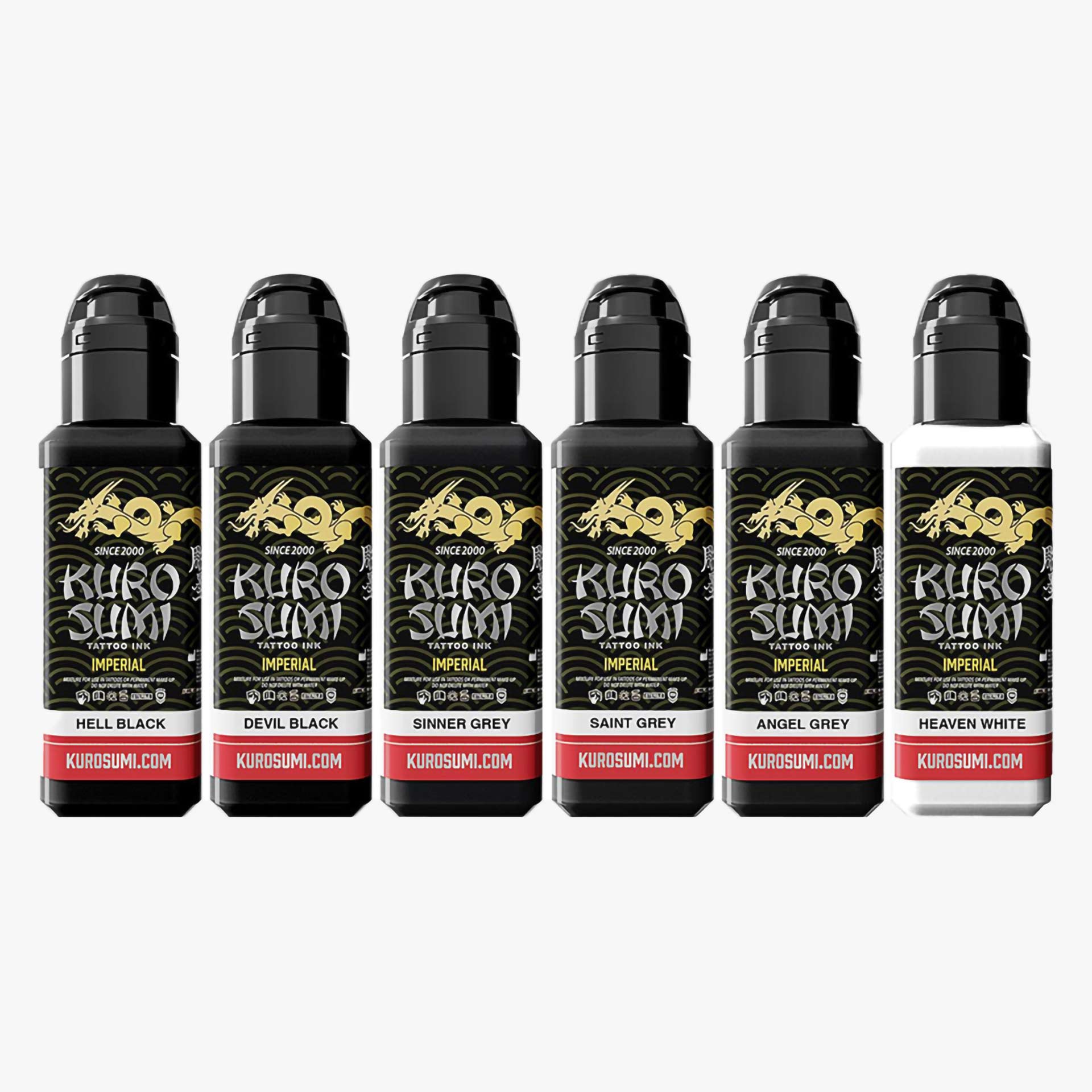 Kuro Sumi Imperial Zhang Po Greywash Shading Set - 1158-017-001