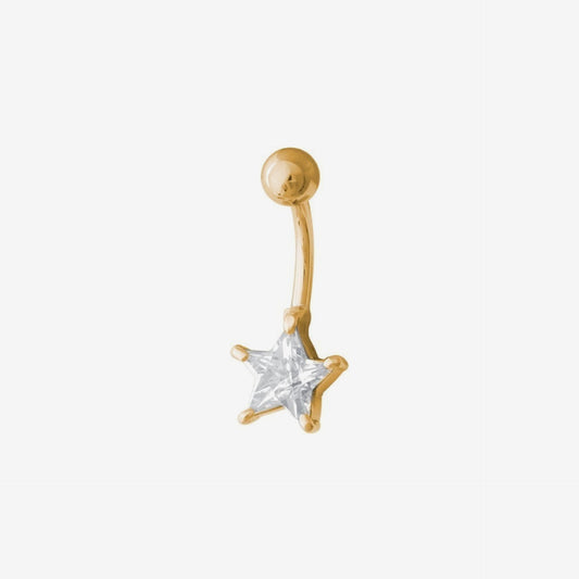 Piranha Banana Star Crystal Steel Zirconline - 2051-003-025