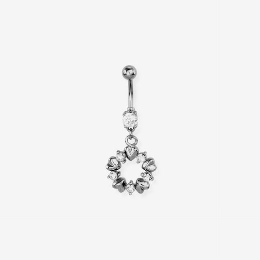 Piranha Banana Circle Small Crystals Steel Basicline - 2051-003-034