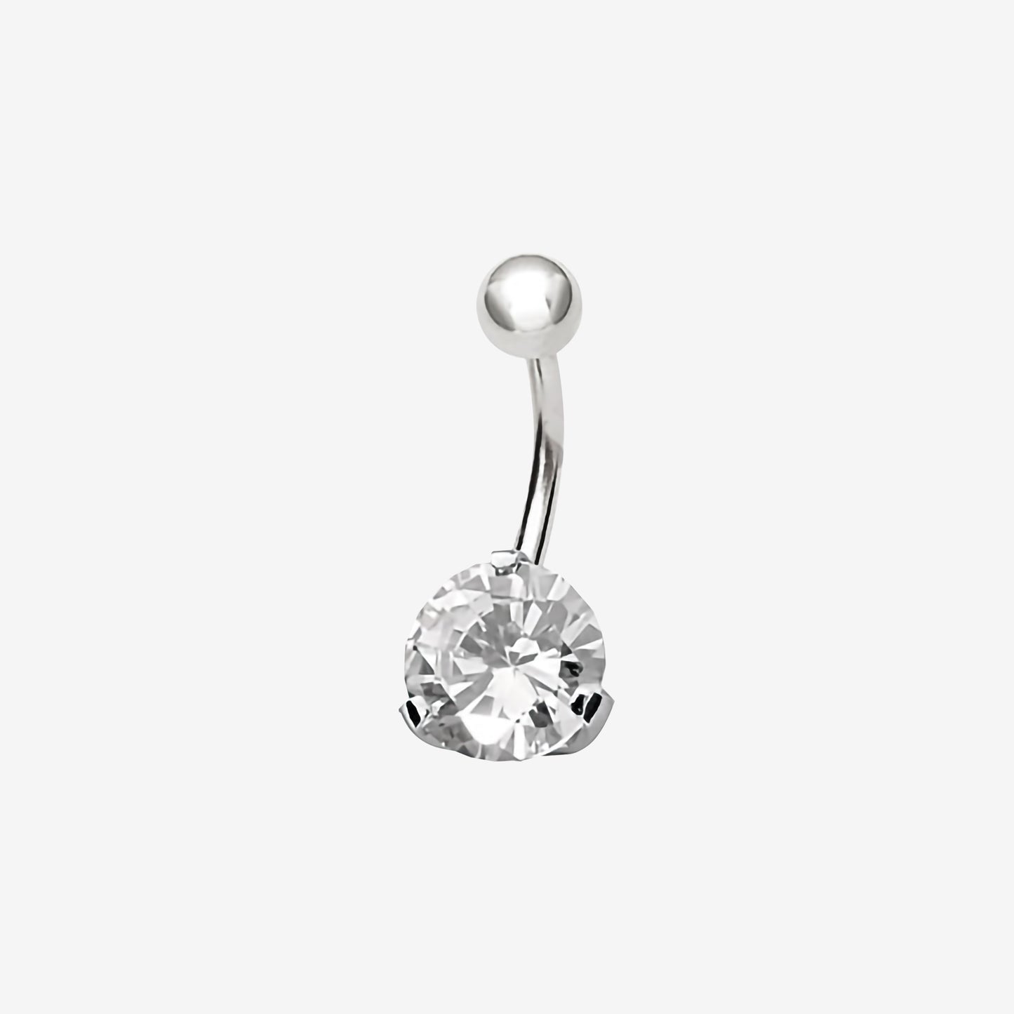 Piranha Banana Round Big Crystal Steel Basicline - 2051-003-035