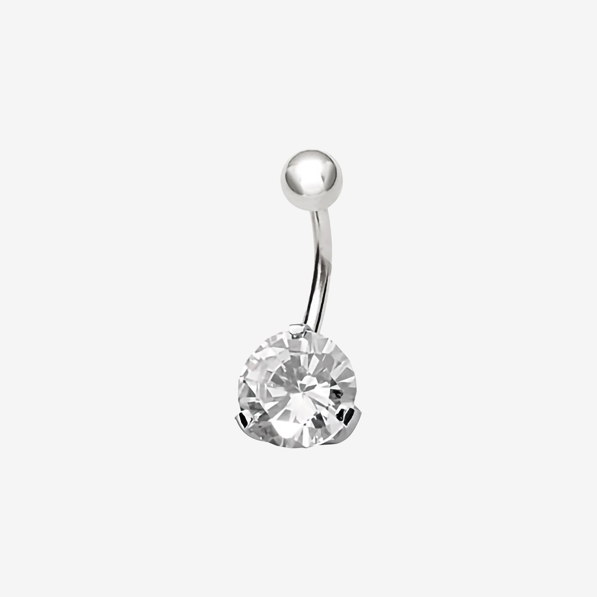 Piranha Banana Round Big Crystal Steel Basicline - 2051-003-035