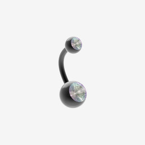 Piranha Banana Black Steel with Double Stone