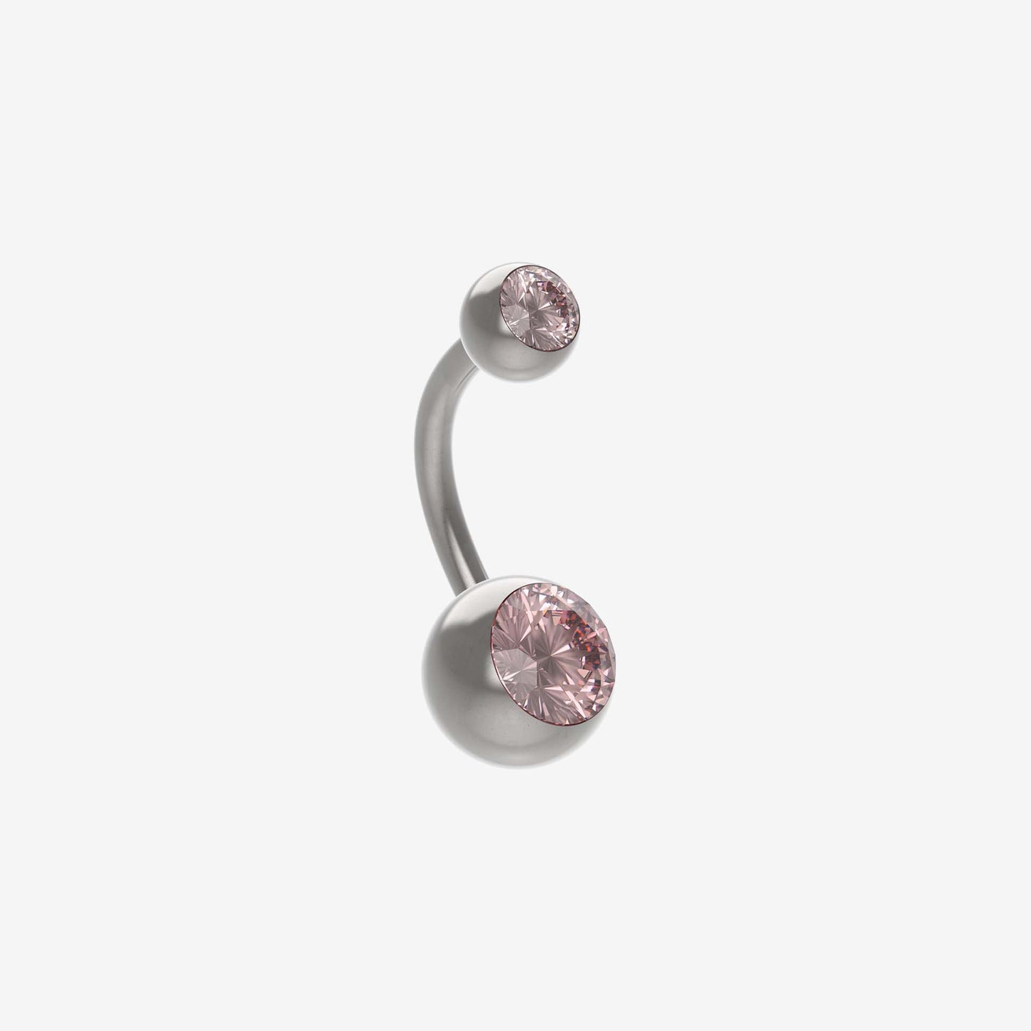 Piranha Banana 316L Surgical Steel with Double Stone