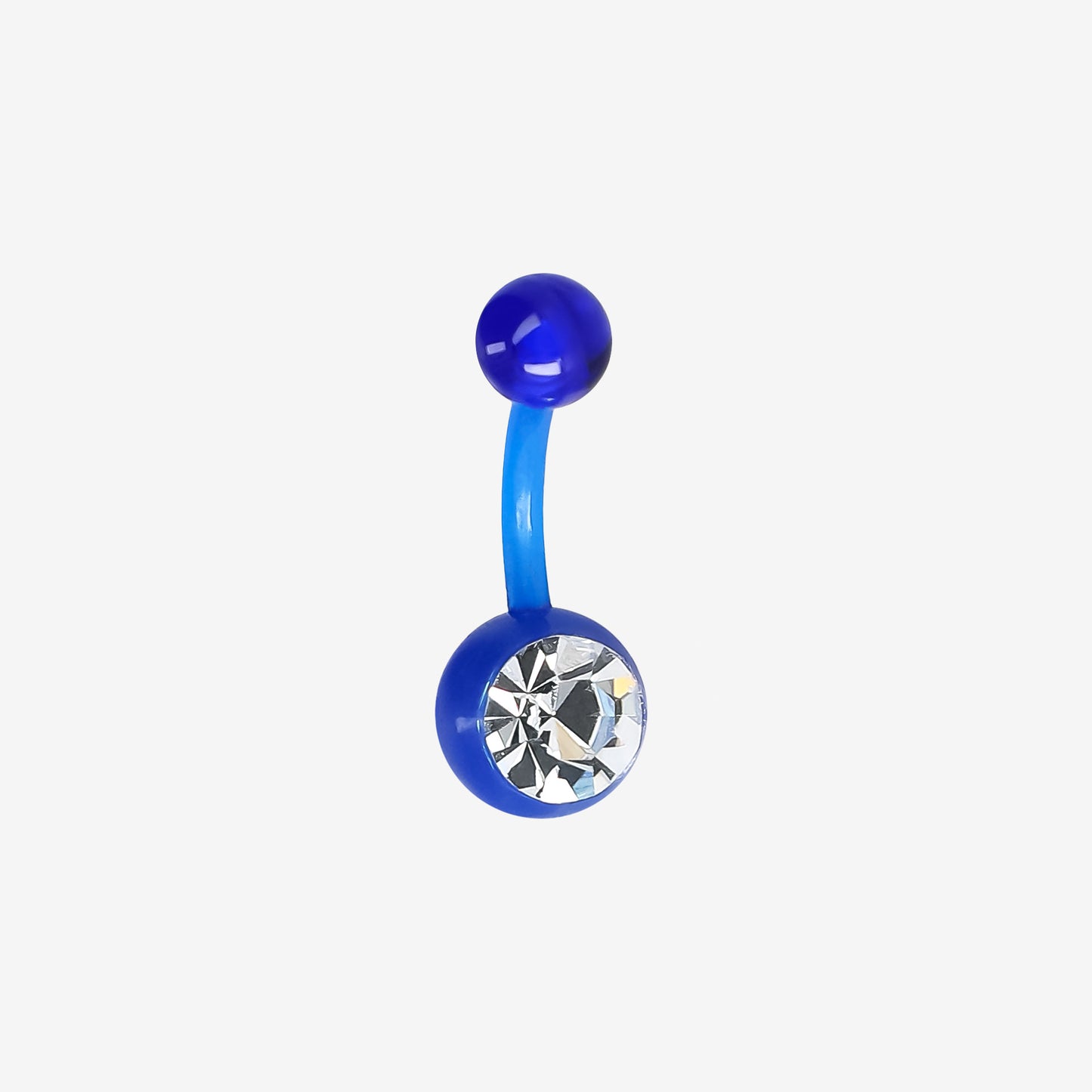 Piranha Banana Silicone with White Stone