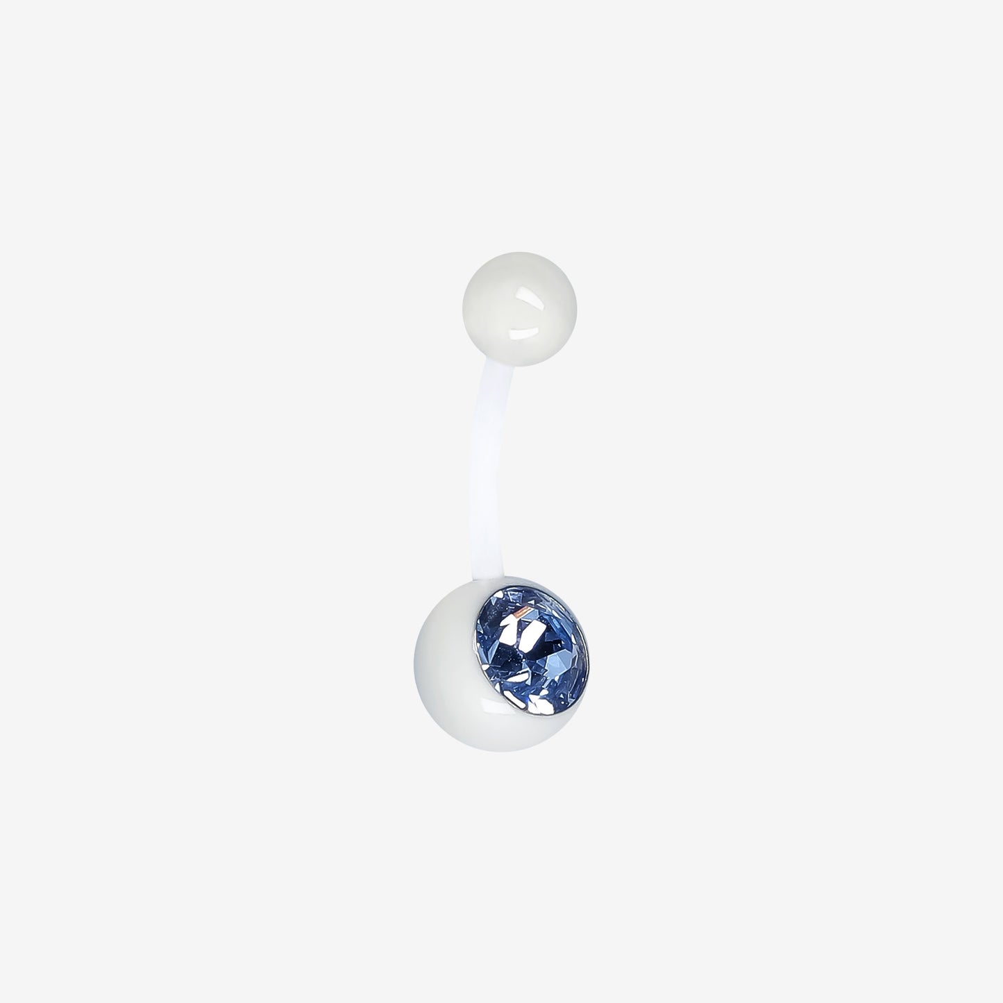 Piranha Banana Silicone White with Stone