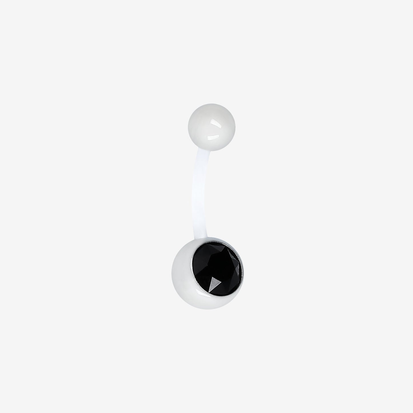 Piranha Banana Silicone White with Stone