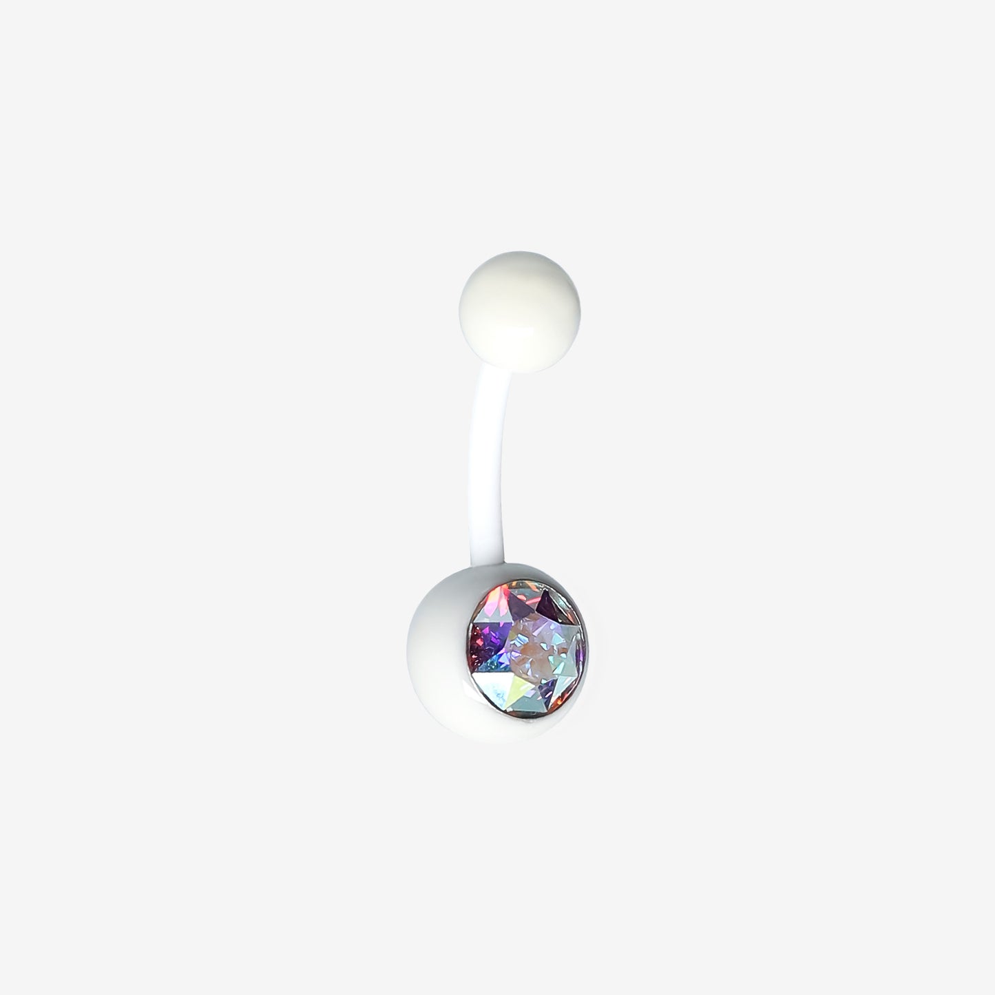 Piranha Banana Silicone White with Stone