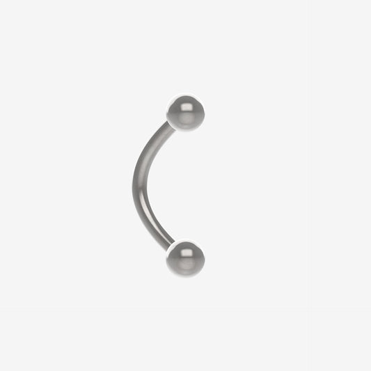 Piranha Mini Banana Surgical Steel 316L - 2051-MBAN-ACO