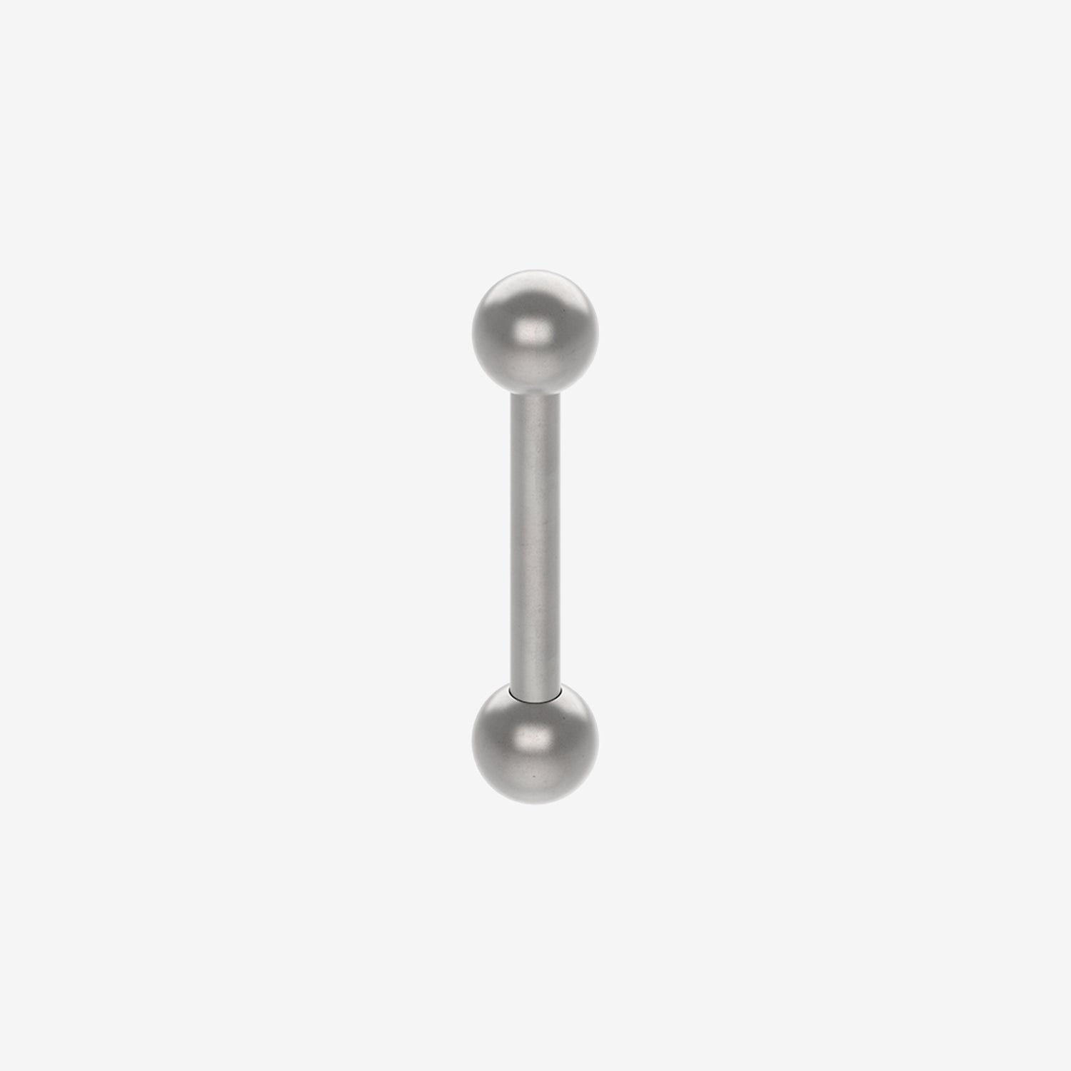 Piranha Mini Barbell Polished Titanium - 2051-MBAR-TIPO