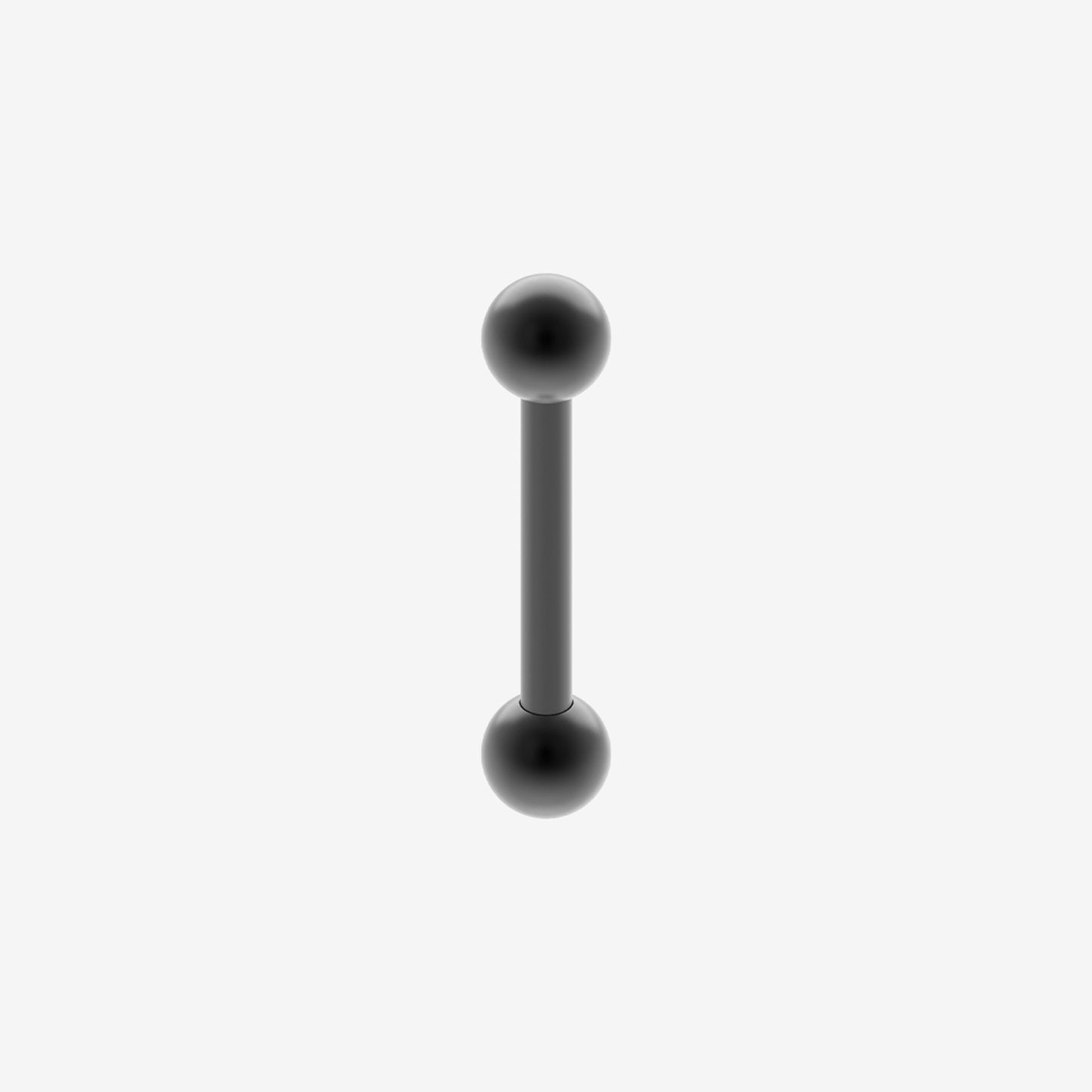 Piranha Mini Barbell Titanium Black - 2051-MBAR-TIPON