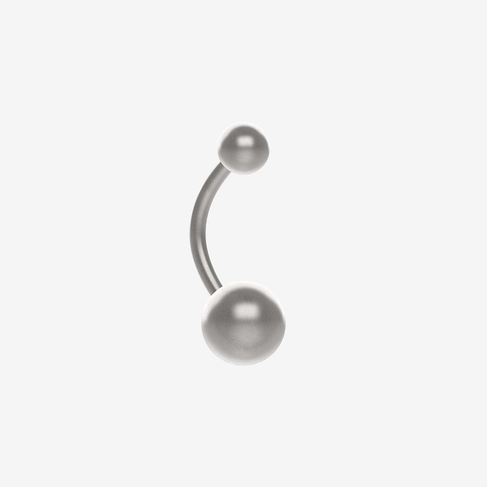 Piranha Banana Polished Titanium - 2051-PB-TC
