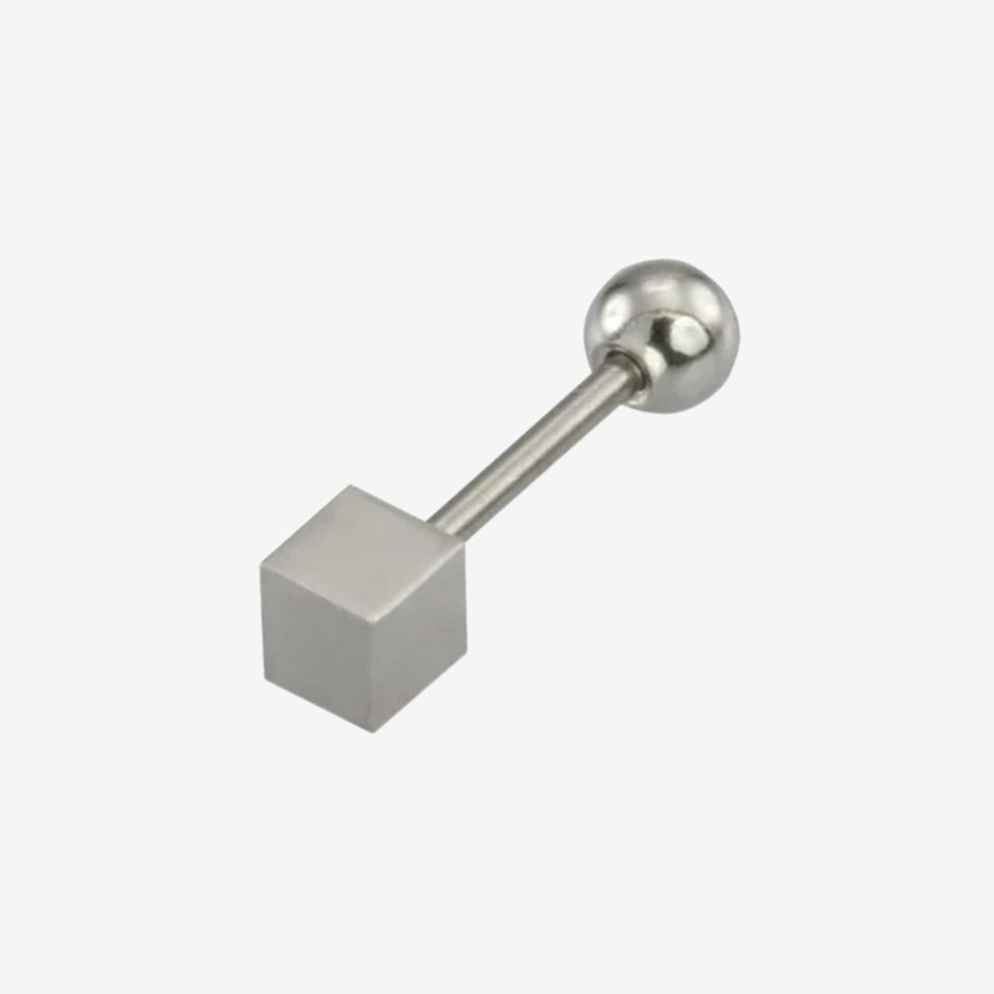 Piranha EarBarbell Cube Steel Basicline
