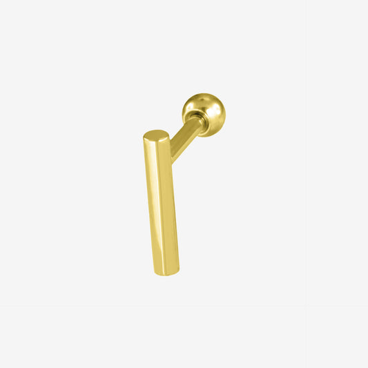 Piranha Earbarbell Stripe Steel Zirconline - 2052-004-031
