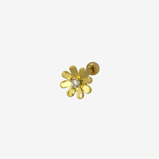 Piranha EarBarbell Flower Steel Zirconline - 2052-004-037