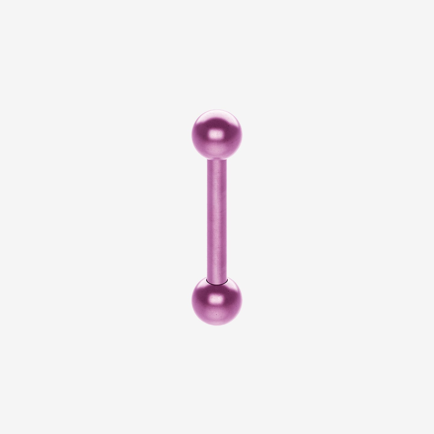 Piranha Mini Barbell Titanium Color