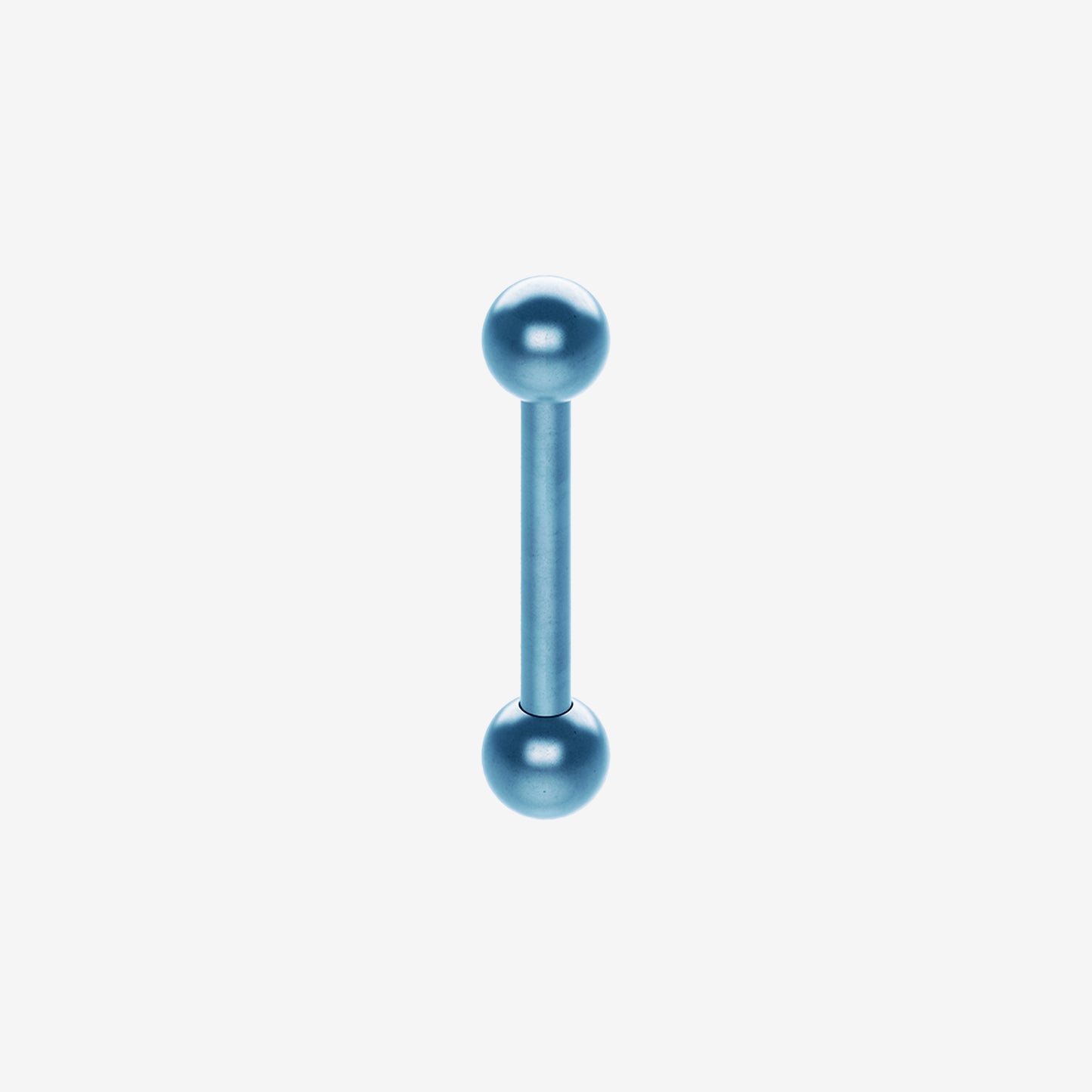 Piranha Mini Barbell Titanium Color