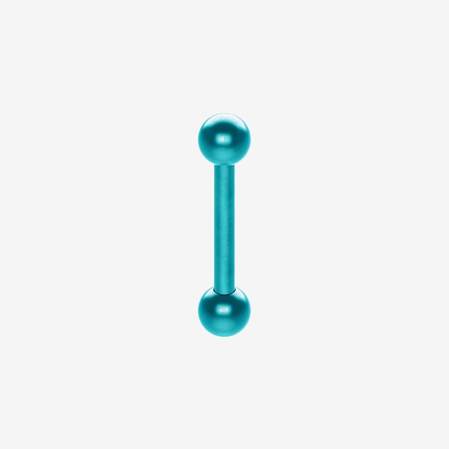 Piranha Mini Barbell Titanium Color