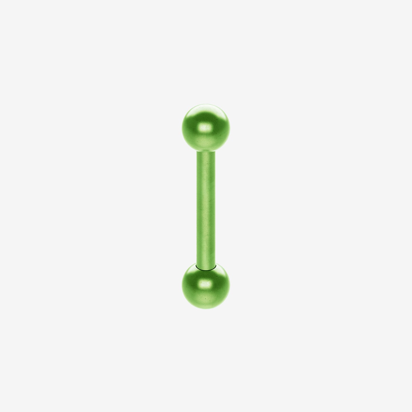 Piranha Mini Barbell Titanium Color