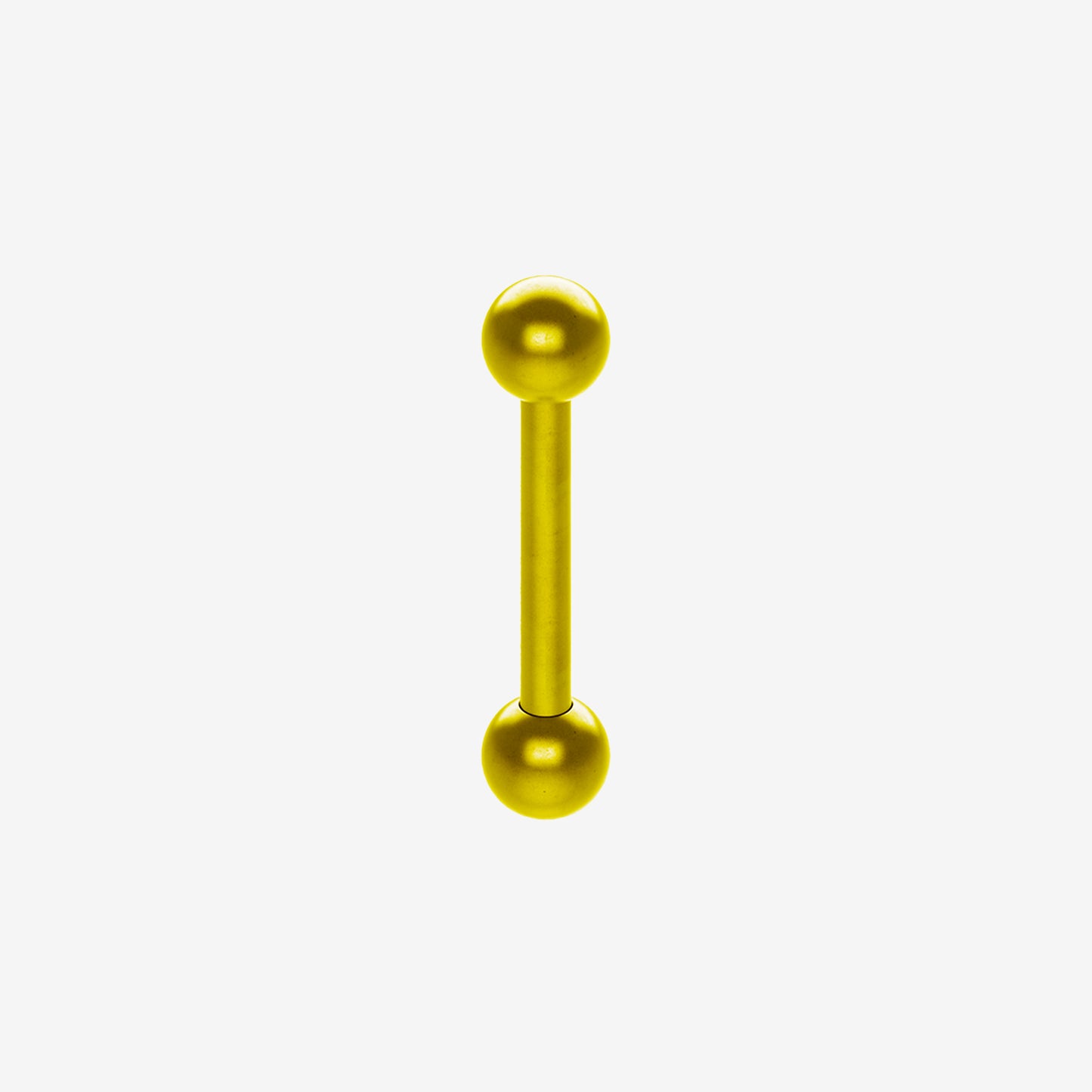 Piranha Mini Barbell Titanium Color