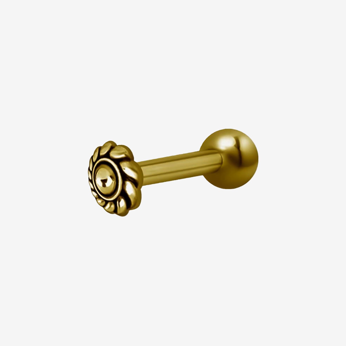 Wildcat Earbarbell Pinwheel Surgical Steel 316L Zirconline