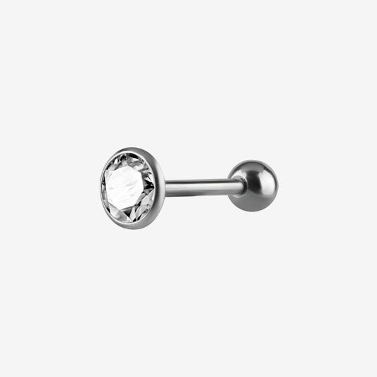 Piranha Earbarbell Big Crystal Steel Basicline - 2052-LAB-BCRY