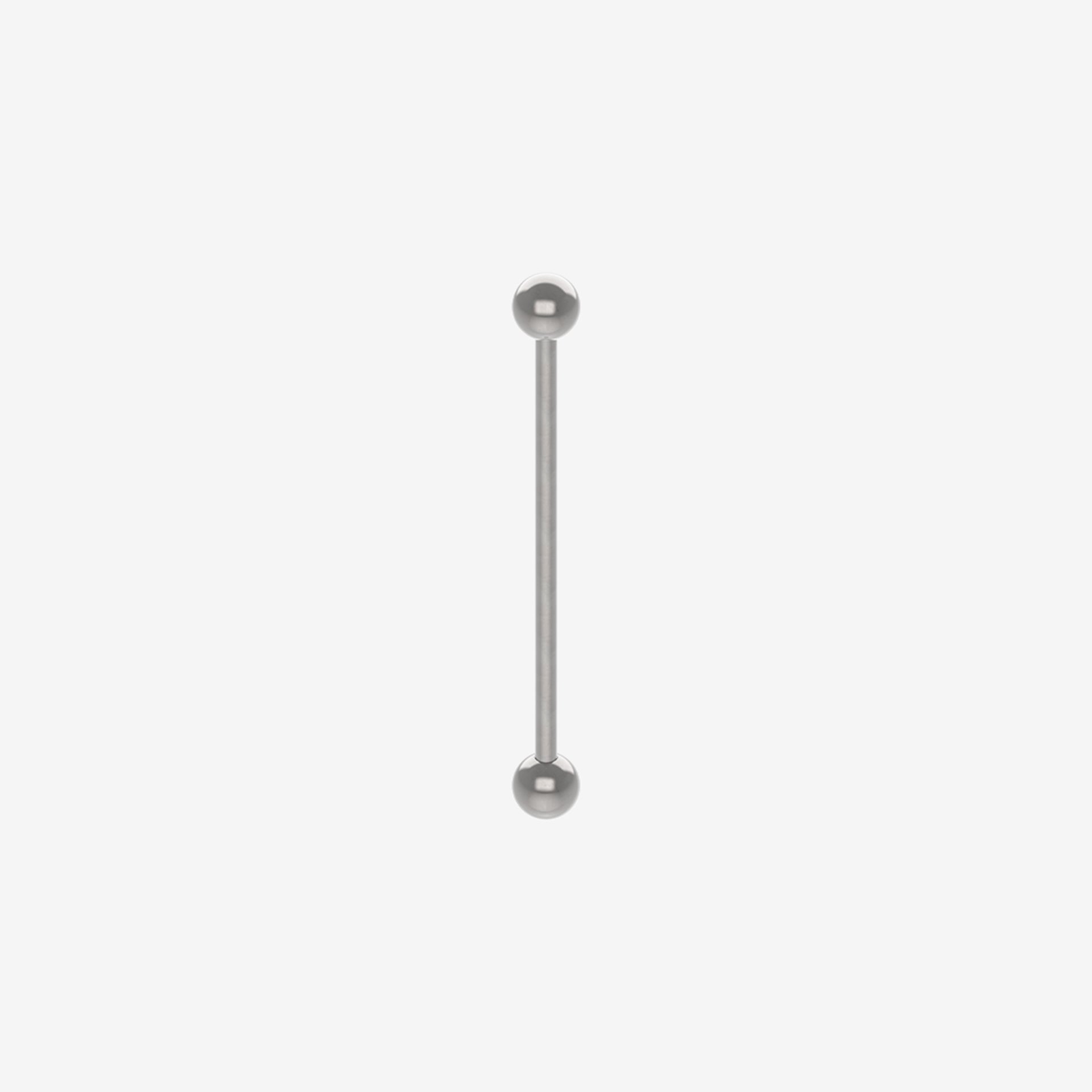 Piranha Barbell Industrial Surgical Steel 316L - 2052-PBA-IAC