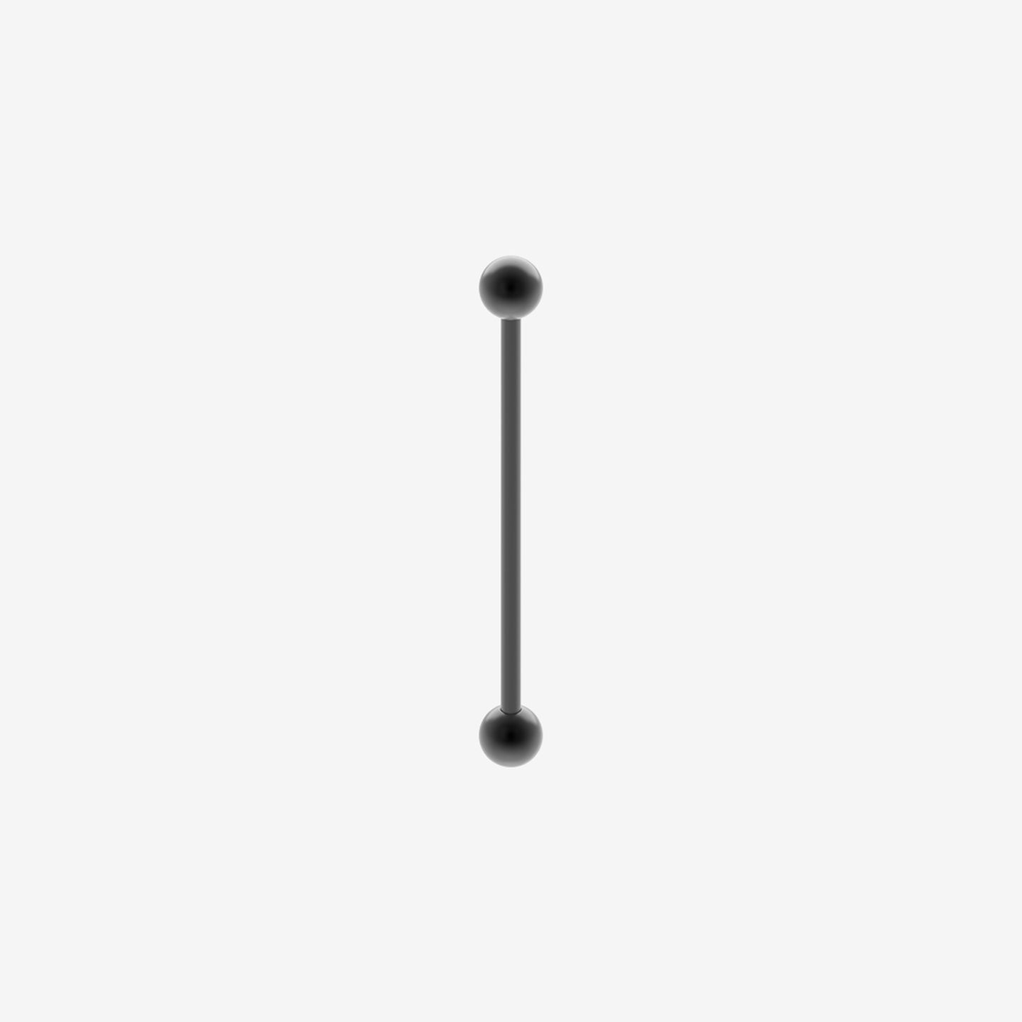 Piranha Barbell Industrial Titanium Black - 2052-PBA-ITN
